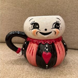 Johanna Parker Valentines Day Carnival Cottage Mug Moon Heart Design Brand New
